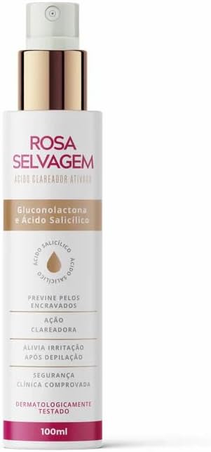 Ácido Clareador Ativado Rosa Selvagem