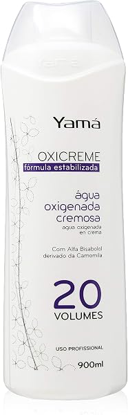 Água Oxigenada Cremosa Yamá 20 Volumes 900ml