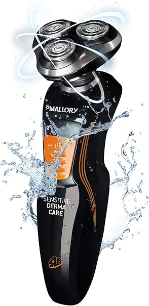 Barbeador Elétrico Mallory Sensitive Derma Care