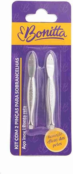 Kit Bonitta de Pinças para Sobrancelhas