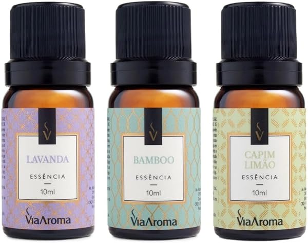 Kit de 3 Essências Via Aroma