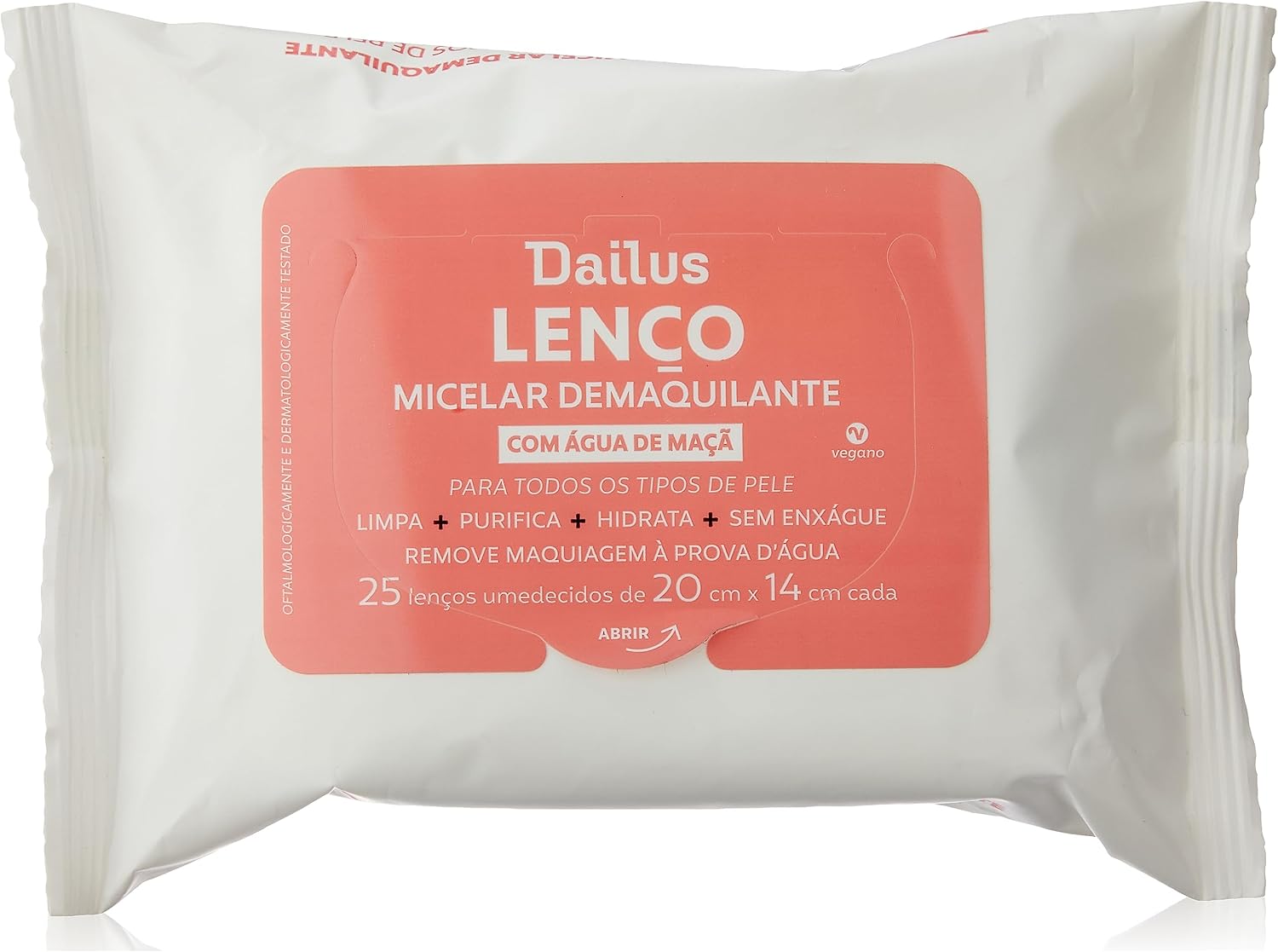 Lenço Micelar Demaquilante Dailus