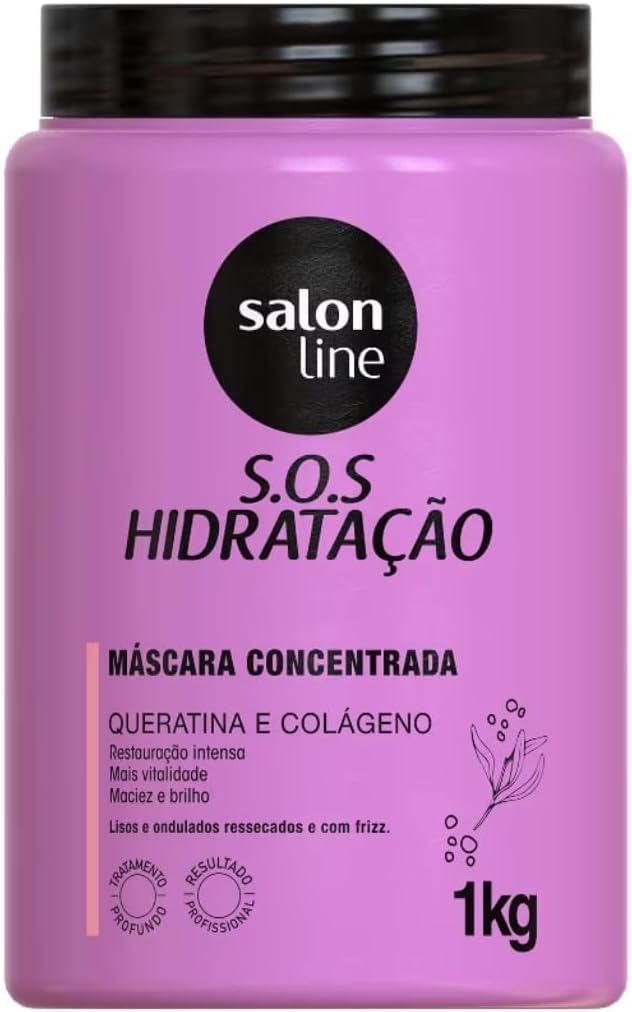 Máscara Capilar S.O.S Hidratação Salon Line