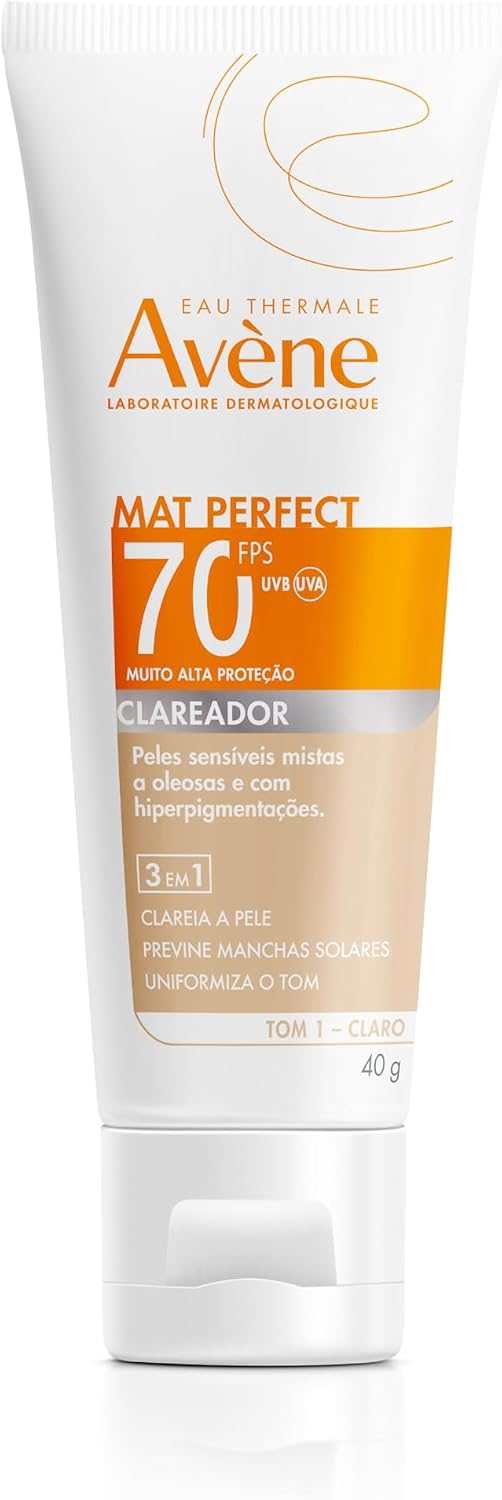 Protetor Solar Facial Avène Mat Perfect Clareador FPS 70
