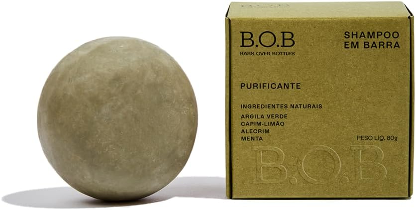 Shampoo em Barra Purificante B.O.B