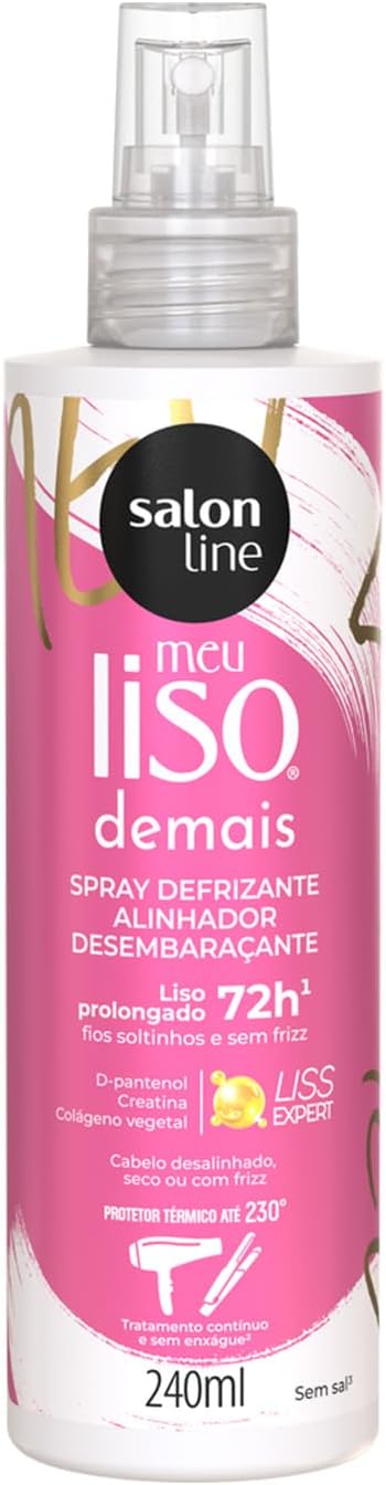Spray Defrizante Térmico Meu Liso Demais Salon Line